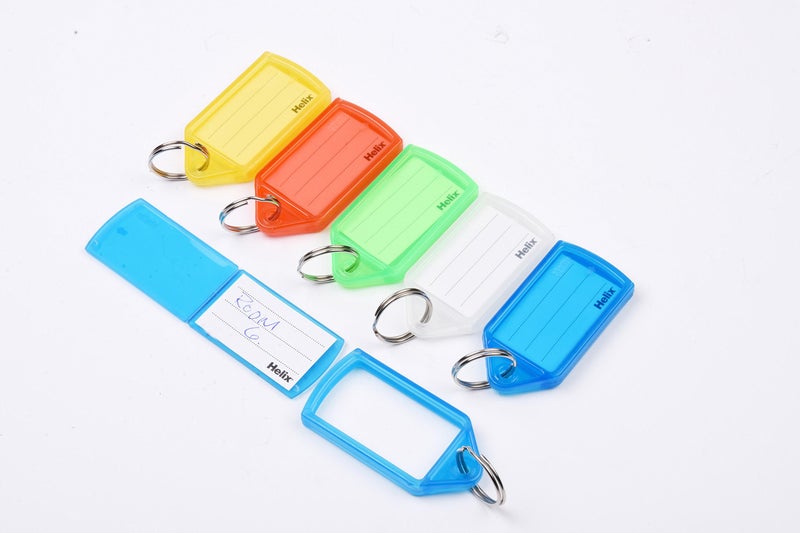 Helix Key Tags, Assorted Colors, Pack of 10 (31315) - Image 4